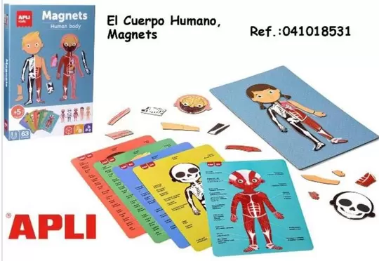 Oferta de Plus - El Cuerpo Humano, Magnets en Jugueterías Lifer