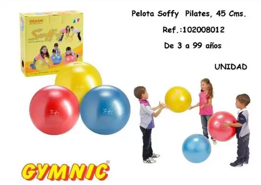 Oferta de Pelota Soffy Pilates, 45 Cms en Jugueterías Lifer