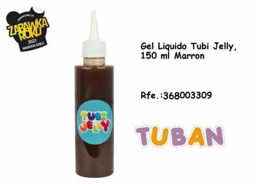 Oferta de Gel Liquido Tubi Jelly, 150 ml Marron en Jugueterías Lifer