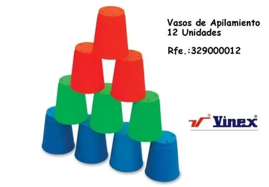 Oferta de Vasos De Apilamento 12 Unidades en Jugueterías Lifer