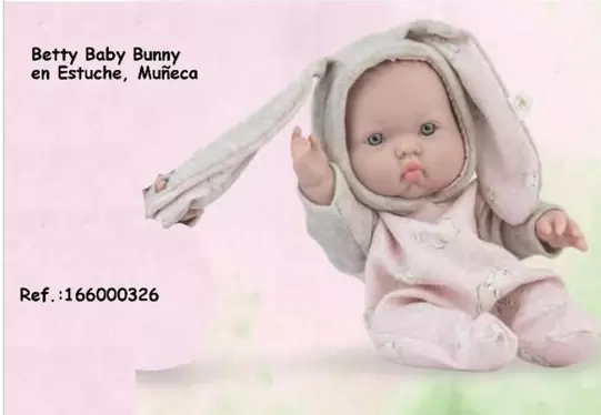 Oferta de Betty Baby Bunny en Estuche, Muñeca en Jugueterías Lifer