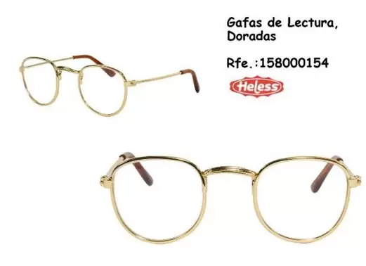 Oferta de Gafas De Lectura, Doradas en Jugueterías Lifer