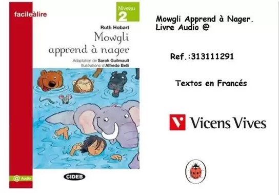 Oferta de Mowgli Apprend À Nager. Livre Audio en Jugueterías Lifer