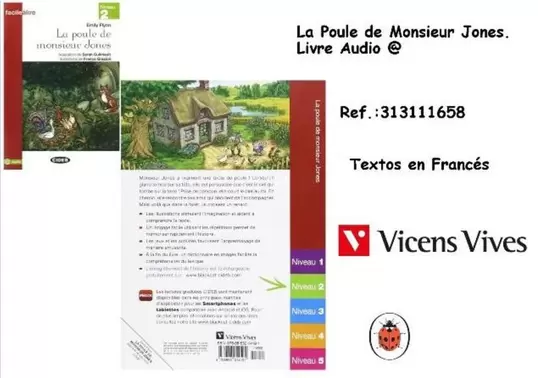 Oferta de Vicens - La Poule de Monsieur Jones. Livre Audio en Jugueterías Lifer
