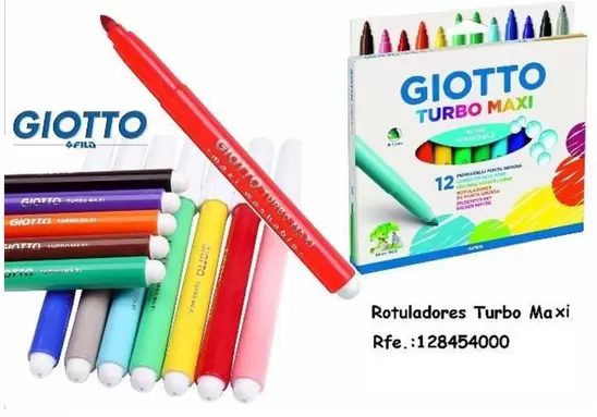 Oferta de Giotto - Rotuladores Turbo Maxi en Jugueterías Lifer