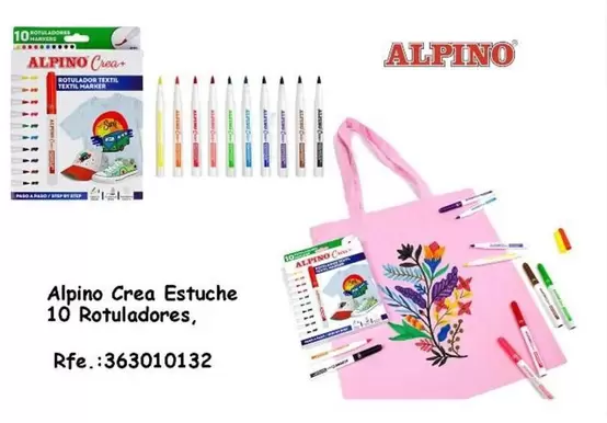 Oferta de Alpino - Crea Estuche 10 Rotuladores en Jugueterías Lifer