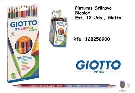 Oferta de Giotto - Pinturas Stilnovo Bicolor Est. 12 Uds., en Jugueterías Lifer
