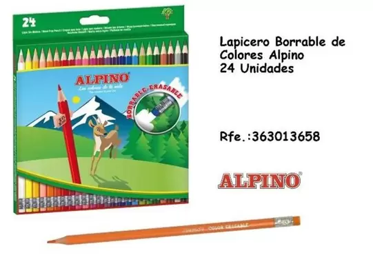 Oferta de Alpino - Lapicero Borrable de Colores en Jugueterías Lifer