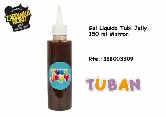 Oferta de Gel Liquido Tubi Jelly, 150 ml Marron en Jugueterías Lifer