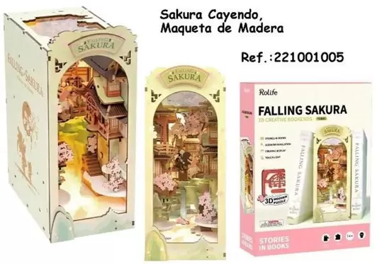 Oferta de Creative - Sakura Cayendo, Maqueta de Madera en Jugueterías Lifer