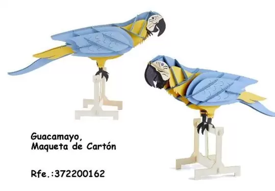 Oferta de Guacamaya, Maqueta De Cartón en Jugueterías Lifer