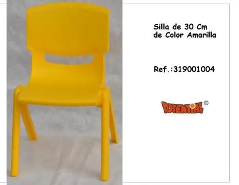 Oferta de Silla de 30 Cm de Color Amarilla en Jugueterías Lifer