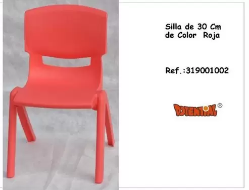 Oferta de Silla de 30 Cm de Color Roja en Jugueterías Lifer