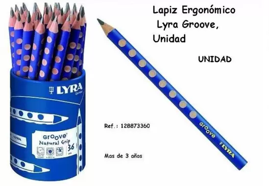 Oferta de Lyra - Lapiz Ergonomico  Groove, Unidad en Jugueterías Lifer