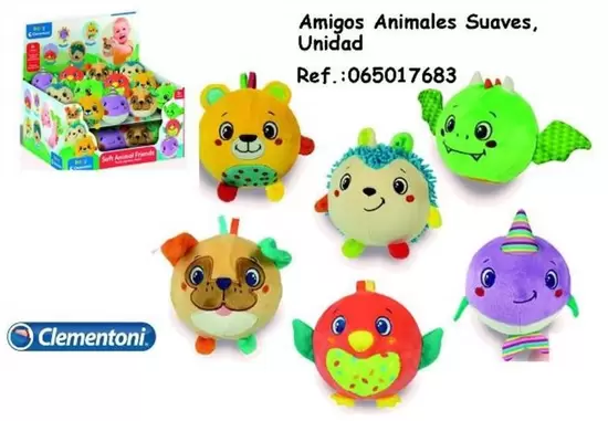 Oferta de Clementoni - Amigos Animales Suaves en Jugueterías Lifer