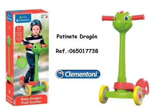 Oferta de Clementoni - Patinete Dragón en Jugueterías Lifer