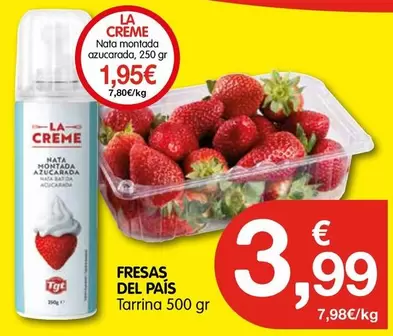 Oferta de Tgt - Fresas por 3,99€ en CashDiplo