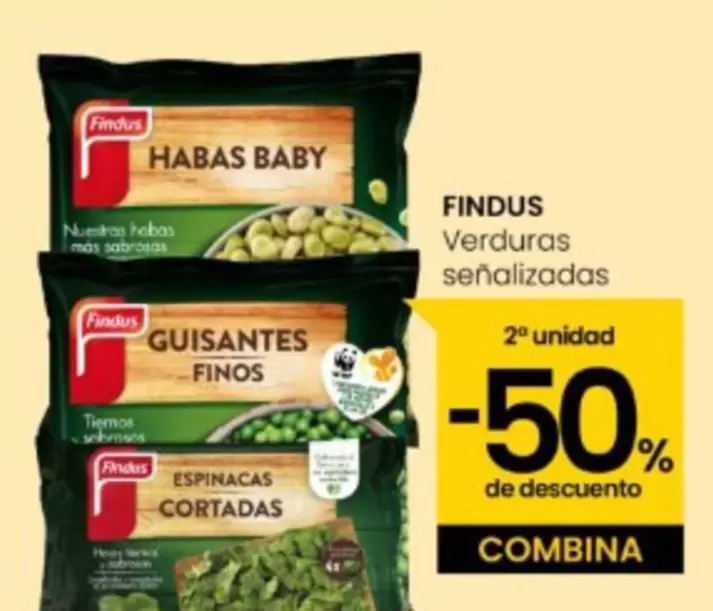 Oferta de Findus - Verduras Senalizados en Eroski