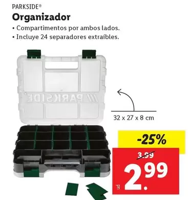 Oferta de Parkside - Organizador por 2,99€ en FACTORI discount