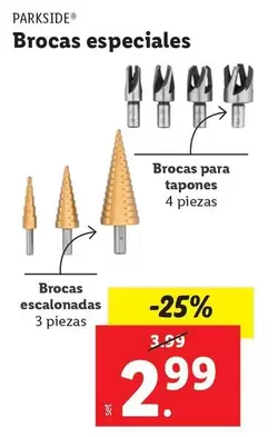 Oferta de Parkside - Brocas Especiales por 2,99€ en FACTORI discount