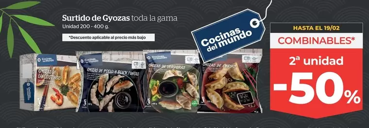 Oferta de Surtido De Gyozas Toda La Gama en La Sirena