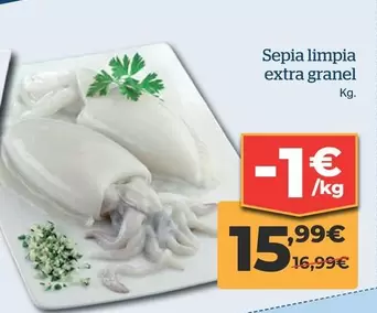 Oferta de Sepia Limpia Extra Granel por 15,99€ en La Sirena