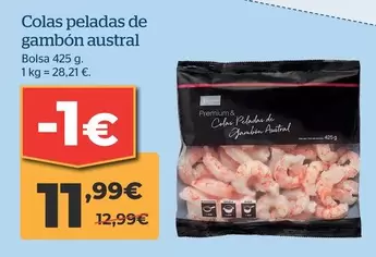 Oferta de Austral - Colas Peladas De Gambon por 11,99€ en La Sirena