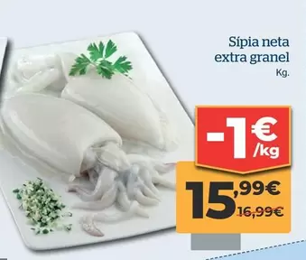 Oferta de Sípia Neta Extra Granel por 15,99€ en La Sirena