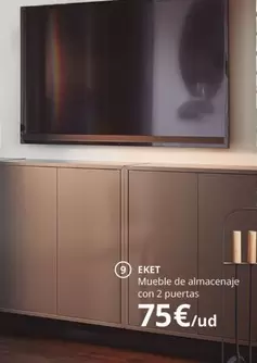Oferta de Eket Mueble De Almacenaje Con 2 Puertas por 75€ en IKEA