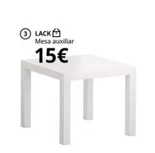 Oferta de Mesa Auxiliar por 15€ en IKEA