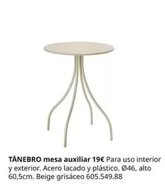 Oferta de Tâmebro Mesa Auxiliar por 19€ en IKEA