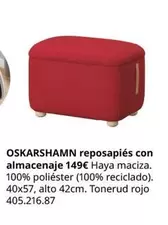 Oferta de Oskarshamn Reposapiés Con Almacenaje  por 149€ en IKEA
