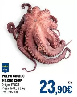 Oferta de Makro - Makro Chef Pulpo Cocido por 23,9€ en Makro