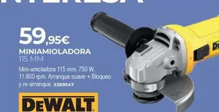 Oferta de Dewalt - Miniamioladora por 59,95€ en BigMat