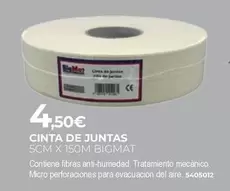 Oferta de Bigmat - Cinta De Juntas por 4,5€ en BigMat