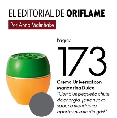 Oferta de Oriflame - Crema Universal Con Mandarina Dulce en Oriflame