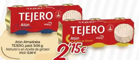 Oferta de Tejero - Atun Almadraba por 2,15€ en Alsara Supermercados