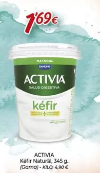 Oferta de Activia - Kefir Natural por 1,69€ en Alsara Supermercados