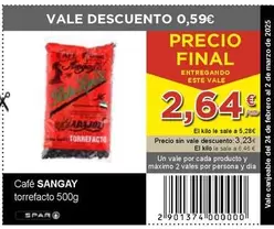 Oferta de Café Torrefacto por 2,64€ en SPAR