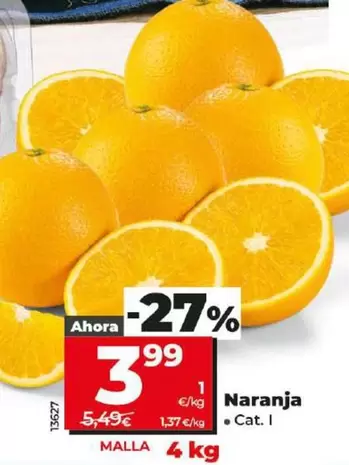 Oferta de Naranja por 3,99€ en Dia