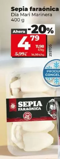 Oferta de Dia Mari Marinera - Sepia Faraonica por 4,79€ en Dia