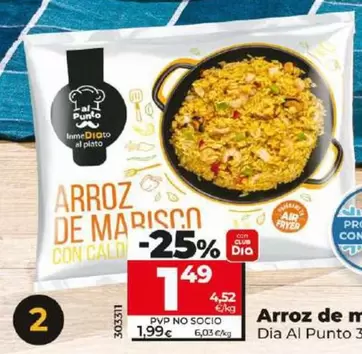 Oferta de Dia Al Punto - Arroz De Marisco por 1,49€ en Dia