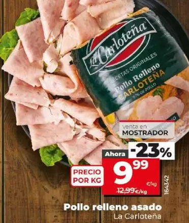 Oferta de La Carloteña - Pollo Relleno Asado por 9,99€ en Dia