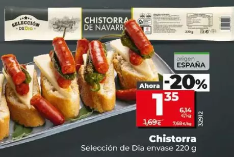 Oferta de Seleccion De Dia - Chistorra por 1,35€ en Dia