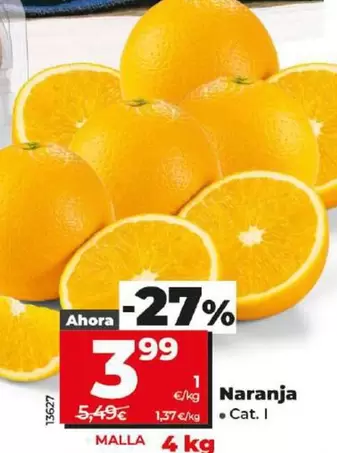 Oferta de Naranja por 3,99€ en Dia