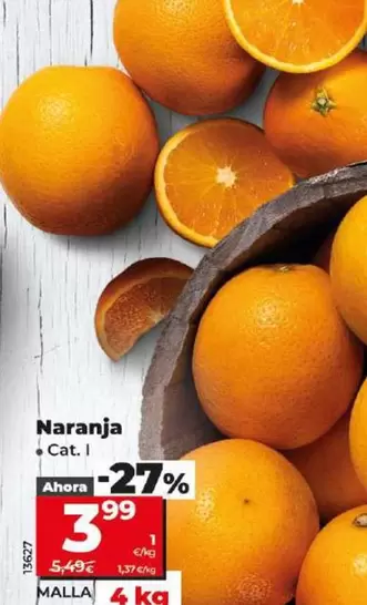 Oferta de Naranja por 3,99€ en Dia