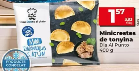 Oferta de Dia Al Punto - Mini Empanadillas De Atun por 1,57€ en Dia