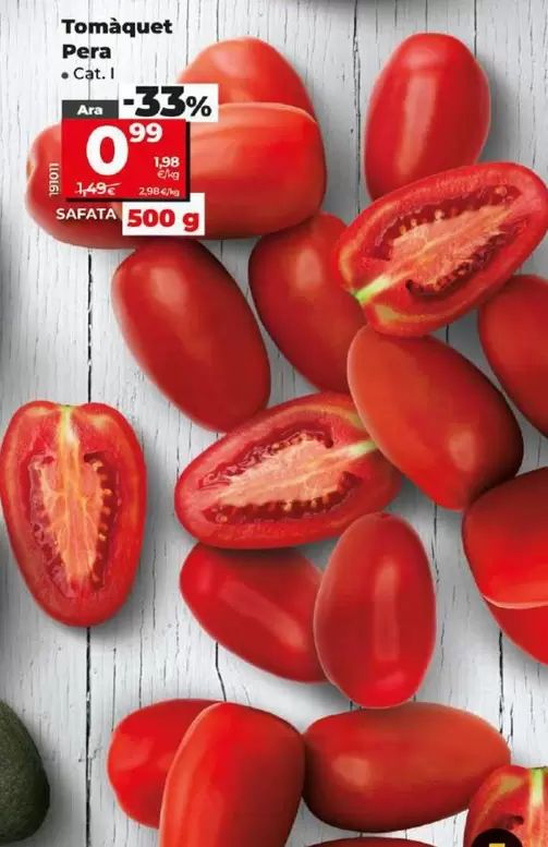 Oferta de Tomate Pera por 0,99€ en Dia