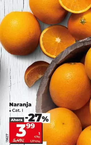 Oferta de Naranja por 3,99€ en Dia