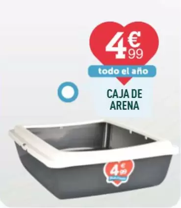 Oferta de Caja De Arena por 4,99€ en Centrakor